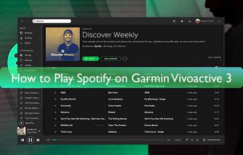 play spotify on garmin vivoactive 3 music