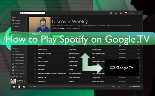 play spotify on google tv