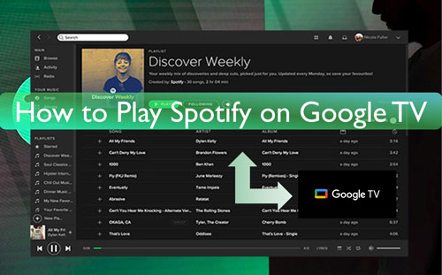 play spotify on google tv