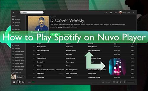 play spotify on nuvo player