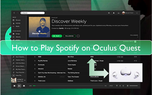 use spotify on oculus quest
