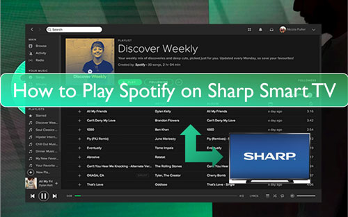 spotify on sharp smart tv