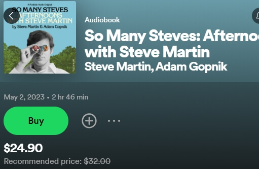 spotify paid audiobooks