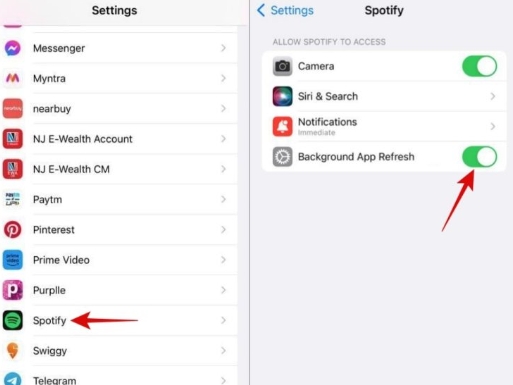 spotify permission on ios