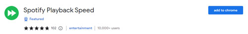 add spotify playback speed extension