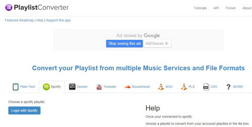 playlist converter