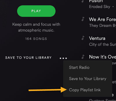 copy spotify playlist to another account