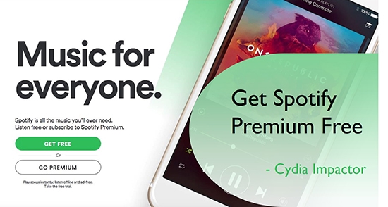 get spotify premium for free iphone via cydia impactor