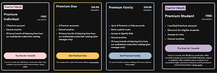 listen to spotify on multiple devices via duo or family plan