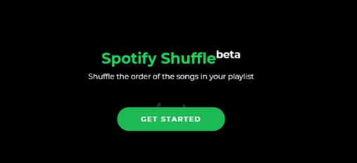 turn off shuffle play on spotify