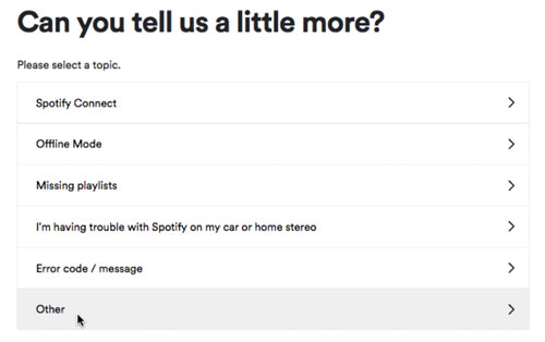 spotify support