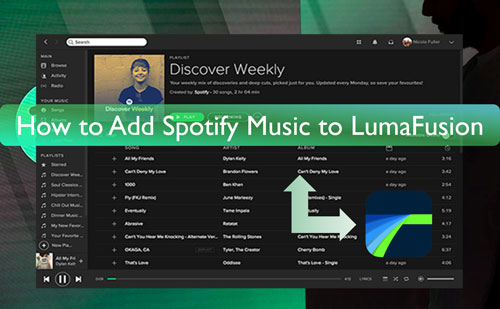 spotify to lumafusion