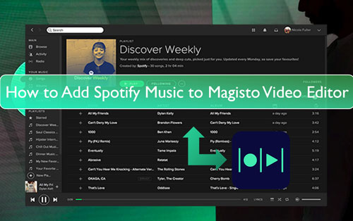 add spotify music to magisto