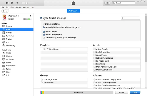 move music from spotify to mp3 player via itunes