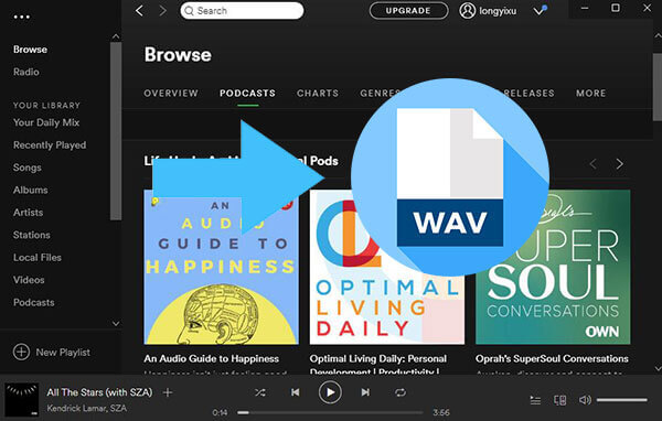 spotify to wav