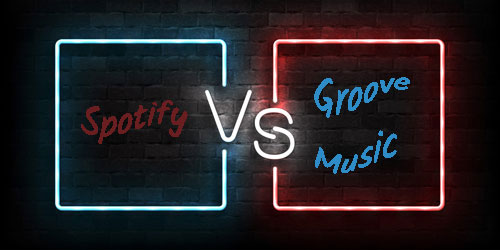 groove music vs spotify comparison