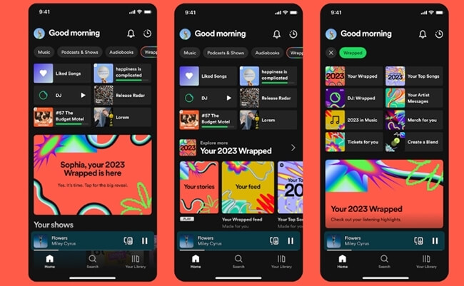 spotify wrapped 2023 banner