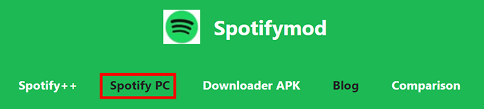 download spotify mod for pc