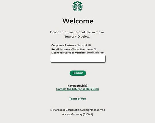 log in to partner starbucks hours app