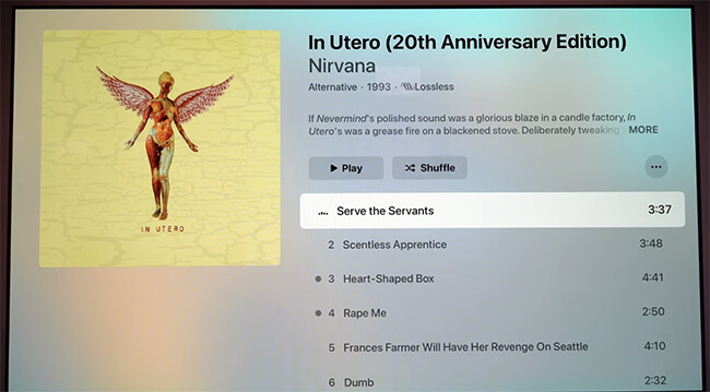 stream apple music on apple tv