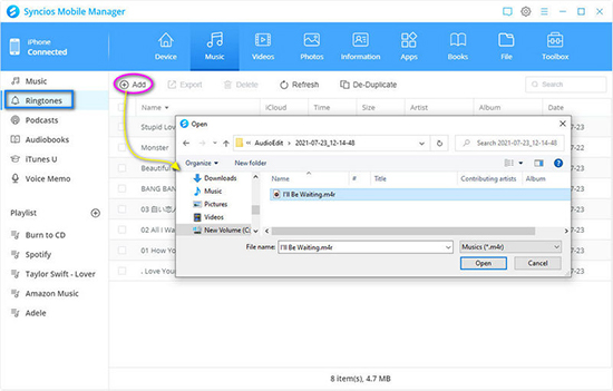 how to set ringtone on android from amazon music sync ringtones to mobile phone