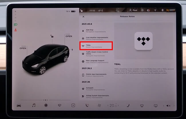 tesla tidal app