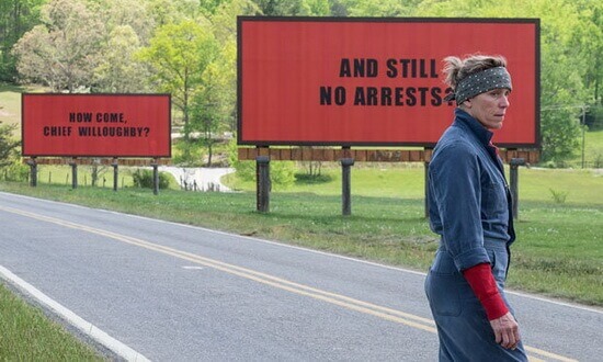 three billboards review