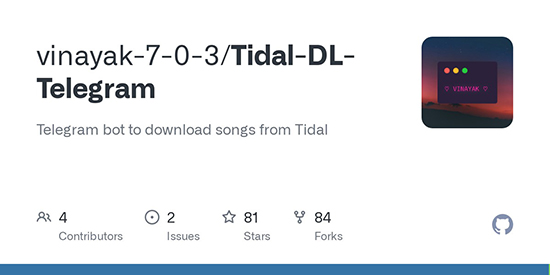 tidal dl telegram bot for android ios