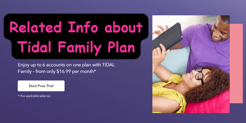 play tidal on multiple devices via tidal family plan