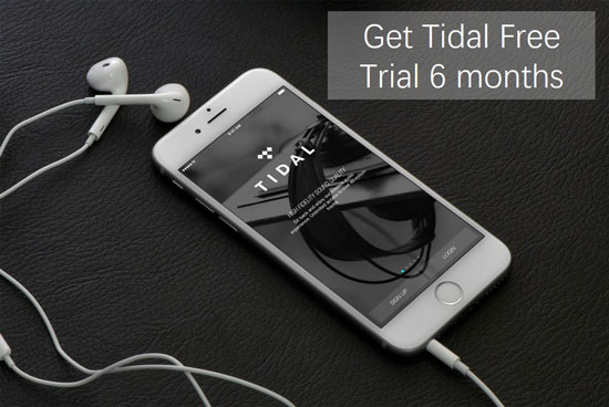 get tidal free trial 6 months
