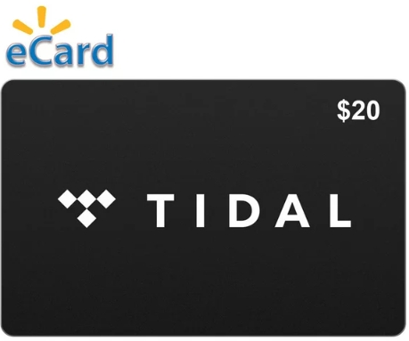 tidal gift card interface