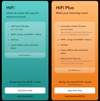 get free tidal hifi account via tidal 30 days free trial