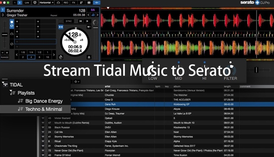 use tidal with serato dj