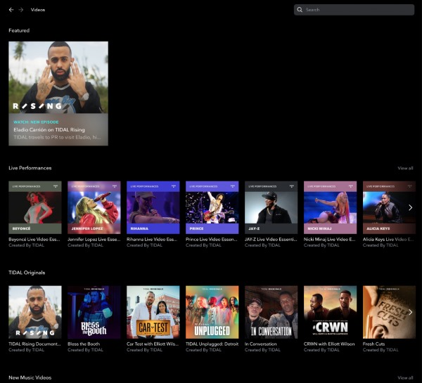 tidal music video