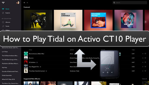 play tidal on activo ct10