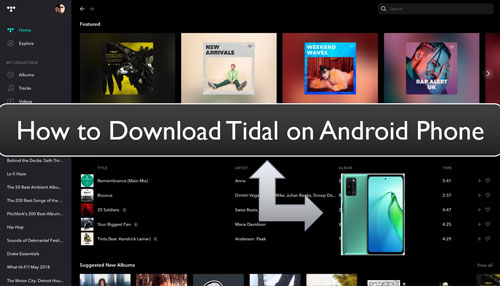 play tidal on android phone