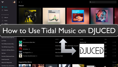 use tidal on djuced
