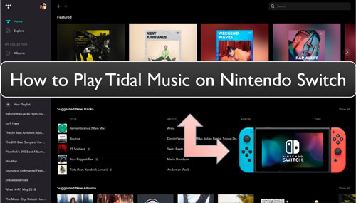 tidal music on nintendo switch