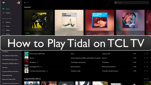 tidal on tcl tv