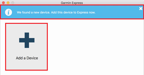 start garmin express app on computer