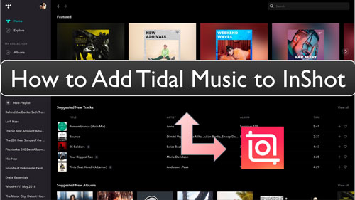 tidal music to inshot