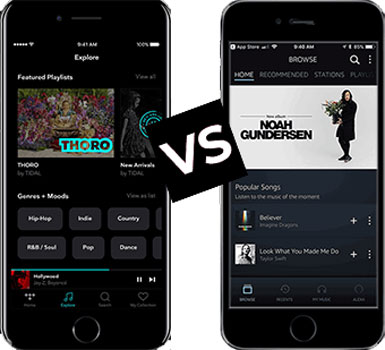 tidal vs amazon music comparison