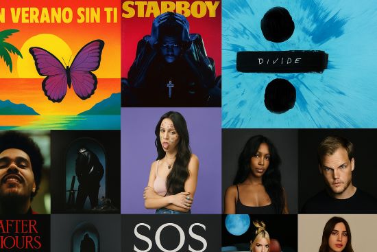 top 10 streamed album on spotify