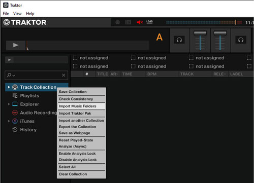 add spotify music to traktor dj on computer