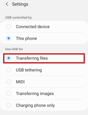 how to transfer amazon music to samsung music by usb