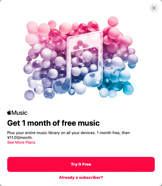 subscribe to apple music free trial