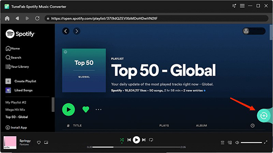 add spotify music to tunefab