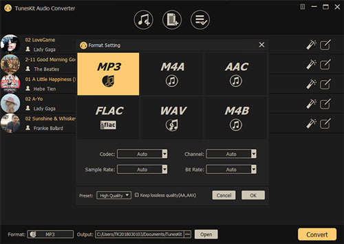 tuneskit apple music m4p to mp3 converter