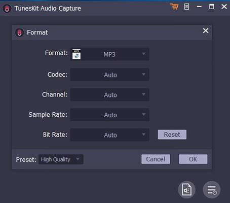 tuneskit audio capture