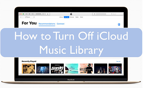 how to turn off icloud music library